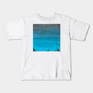 Blue Galaxy Kids T-Shirt